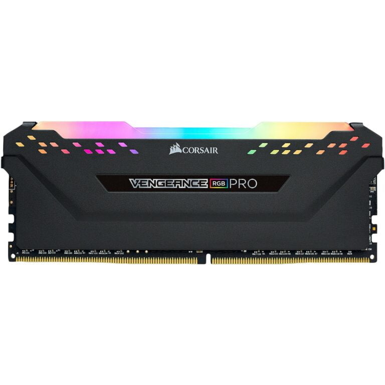 Corsair VENGEANCE® RGB PRO 8GB (1 x 8GB) DDR4 3600MHz C18 Memory Kit — Black