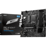MSI PRO B760M-P DDR4 LGA1700 Micro-ATX Motherboard