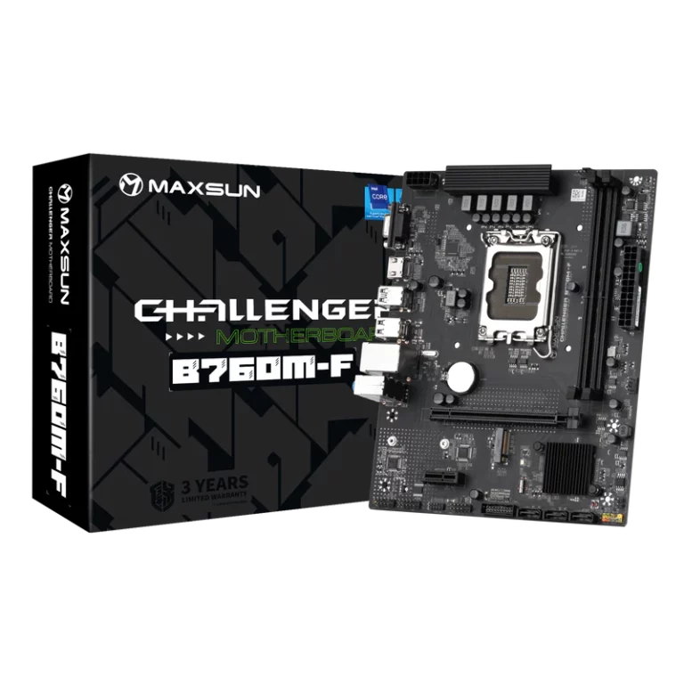 Maxsun Challenger B760M-F DDR4 LGA1700 Micro-ATX Motherboard
