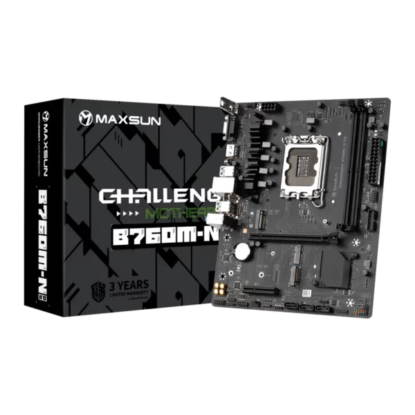Maxsun Challenger B760M-N D5 Intel LGA1700 Micro-ATX Motherboard