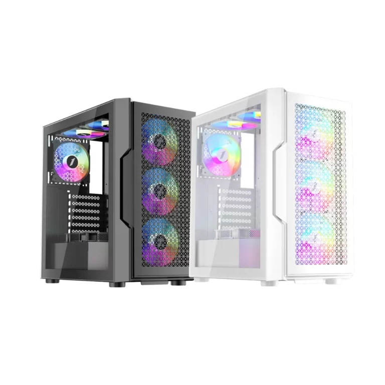 1stPlayer T7 Mid-Tower ATX Case with 4 ARGB Fans