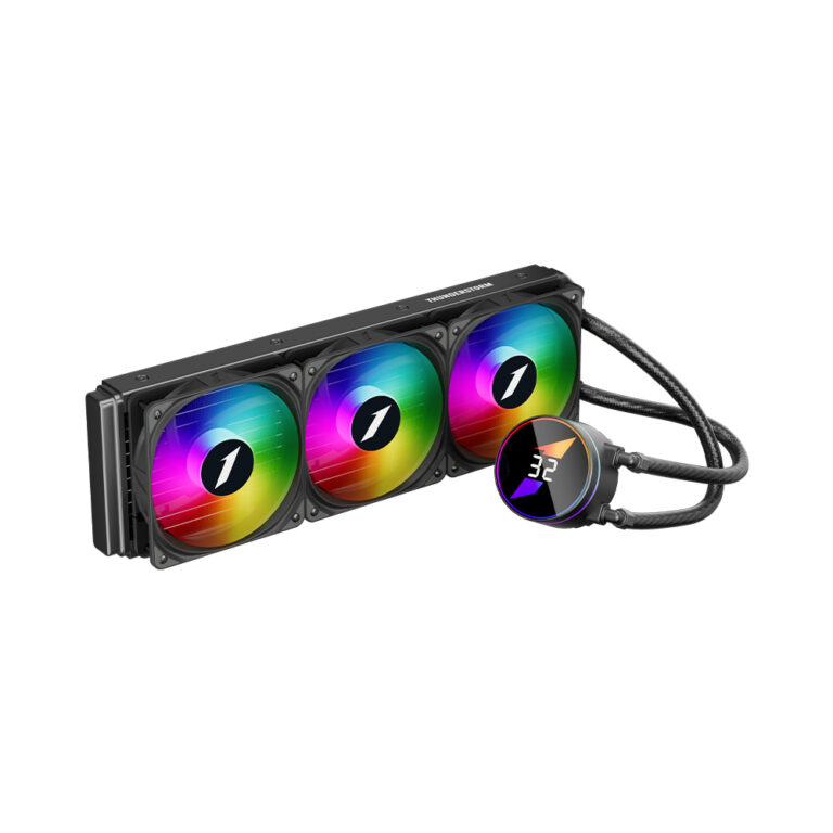 1stPlayer TS3 360mm ARGB AIO Liquid Cooler with Temperature Display
