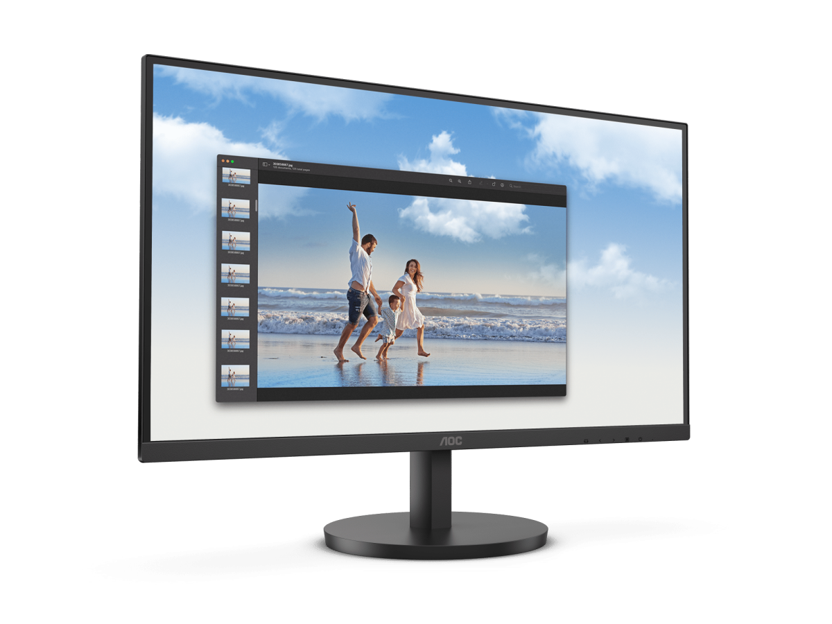 AOC 22B3HM - 22" FHD 75Hz VA Monitor - Image 2