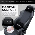 Anda Seat Luna Large Gaming Chair – Black - Image 2
