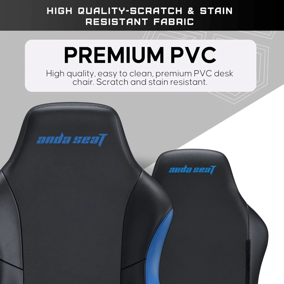 Anda Seat Luna Gaming Chair – Black/Blue - Image 4