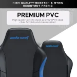 Anda Seat Luna Gaming Chair – Black/Blue - Image 4
