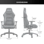 Anda Seat Luna Gaming Chair – Black/Blue - Image 6