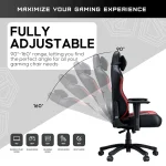 AndaSeat Luna Gaming Chair – Black/Red - Image 4