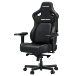 AndaSeat Kaiser 4 Large Premium PVC Leather Gaming Chair - Elegant Black - Image 6