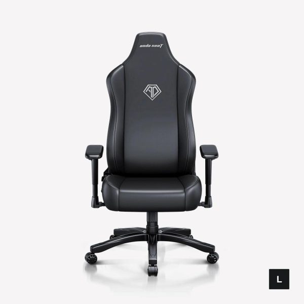 AndaSeat Novis Large Premium PVC Leather Gaming Chair - Black