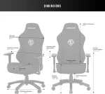 AndaSeat Phantom 3 Fabric Gaming Chair – Carbon Black - Image 3