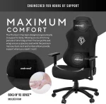 AndaSeat Phantom 3 Fabric Gaming Chair – Carbon Black - Image 4