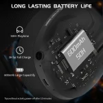 Attack Shark L80 Ultra-Light Tri-Mode Gaming Headset - Image 5