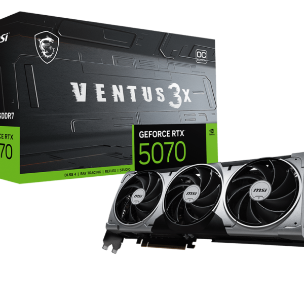 MSI GeForce RTX™ 5070 12GB VENTUS 3X OC Graphics Card