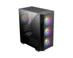 MSI MAG FORGE M100A Mid-Tower Micro-ATX Case with 4 Auto-RGB Fans - Image 2