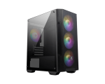 MSI MAG FORGE M100A Mid-Tower Micro-ATX Case with 4 Auto-RGB Fans