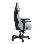 AndaSeat Kaiser 4 XL Fabric Gaming Chair - Cloudy White - Image 3