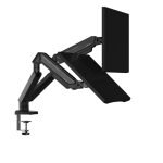 AndaSeat Stealth II Duo Ergonomic Dual Monitor Arm – Black - Image 6