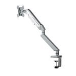 AndaSeat Stealth II Ergonomic Single Monitor Arm - Silver White - Image 2