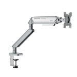 AndaSeat Stealth II Ergonomic Single Monitor Arm - Silver White - Image 3