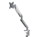 AndaSeat Stealth II Ergonomic Single Monitor Arm - Silver White - Image 5