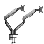 AndaSeat Stealth Pro II Duo Ergonomic Monitor Arm – Black Titanium - Image 3