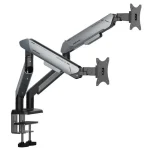 AndaSeat Stealth Pro II Duo Ergonomic Monitor Arm – Black Titanium