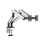 AndaSeat Stealth Pro II Duo Ergonomic Monitor Arm – Black White - Image 3