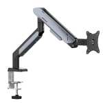 AndaSeat Stealth Pro II Ergonomic Single Monitor Arm - Black Titanium