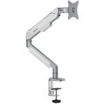 AndaSeat Stealth Pro II Ergonomic Single Monitor Arm - Silver White
