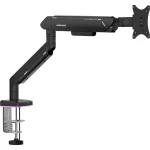 AndaSeat Stealth Pro II RGB Ergonomic Single Monitor Arm - Black - Image 2
