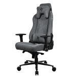 Arozzi Vernazza Soft Fabric Ergonomic Gaming Chair - Ash Gray - Image 2