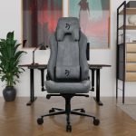 Arozzi Vernazza Soft Fabric Ergonomic Gaming Chair - Ash Gray - Image 6