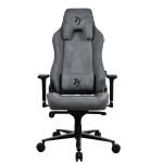 Arozzi Vernazza Soft Fabric Durable Upholstery Ergonomic Gaming Chair - Ash Gray