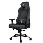 Arozzi Vernazza Soft Fabric Ergonomic Gaming Chair - Dark Gray - Image 2