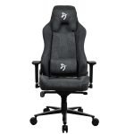 Arozzi Vernazza Soft Fabric Durable Upholstery Ergonomic Gaming Chair - Dark Gray