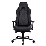 Arozzi Vernazza Soft Fabric Durable Upholstery Ergonomic Gaming Chair - Pure Black