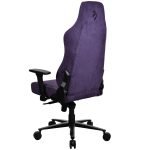Arozzi Vernazza Soft Fabric Ergonomic Gaming Chair - Purple - Image 3