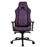 Arozzi Vernazza Soft Fabric Durable Upholstery Ergonomic Gaming Chair - Purple