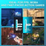 Aula WIN68 HE Max- 65% Wired Gasket-mounted Gaming Keyboard with 8KHz WingChun Magnetic Hall Effect Switch - White Blue - Image 7