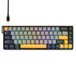 Aula WIN68 HE Max- 65% Wired Gasket-mounted Gaming Keyboard with 8KHz WingChun Magnetic Hall Effect Switch - Grey Yellow - Image 8