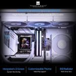 Thermalright Frozen Vision 360mm AIO Liquid Cooler with IPS LCD - White - Image 2