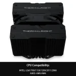 Thermalright Peerless Assassin 120 Mini Dual Tower CPU Air Cooler - Black - Image 5