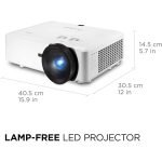 ViewSonic LS921WU 6,000 ANSI Lumens WUXGA Short Throw Laser Installation Projector - Image 5