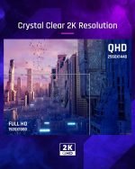 ViewSonic VX2758A-2K-PRO-3 - 27" 2K QHD 240Hz IPS HDR FreeSync Gaming Monitor - Image 4