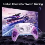 EasySMX D10 Multiplatform Gaming Controller with TMR sticks, Trigger Lock and Charging Dock - Farout Purple - Image 4