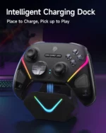 EasySMX D10 Multiplatform Gaming Controller with TMR sticks, Trigger Lock and Charging Dock - Space Black - Image 5