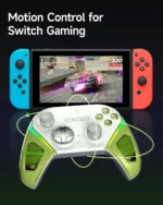 EasySMX D10 Multiplatform Gaming Controller with TMR sticks, Trigger Lock and Charging Dock - Wirtanen Green - Image 5