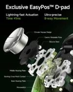 EasySMX D10 Multiplatform Gaming Controller with TMR sticks, Trigger Lock and Charging Dock - Wirtanen Green - Image 8