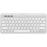 Logitech K380s Pebble Keys 2 Bluetooth Wireless Keyboard - Tonal White
